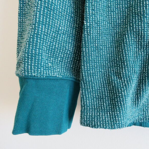 NIKE YOGA Luxe Textured Cowl Neck Pullover Sweatshirt Therma-Fit Green - Size S - Picture 6 of 11